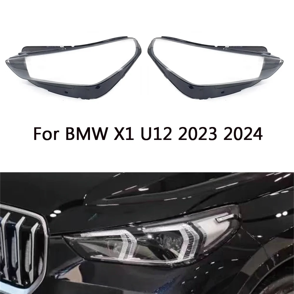

Для BMW X1 U12 2023 2024 передняя автомобильная фара, крышка объектива, крышка абажура, корпус фары