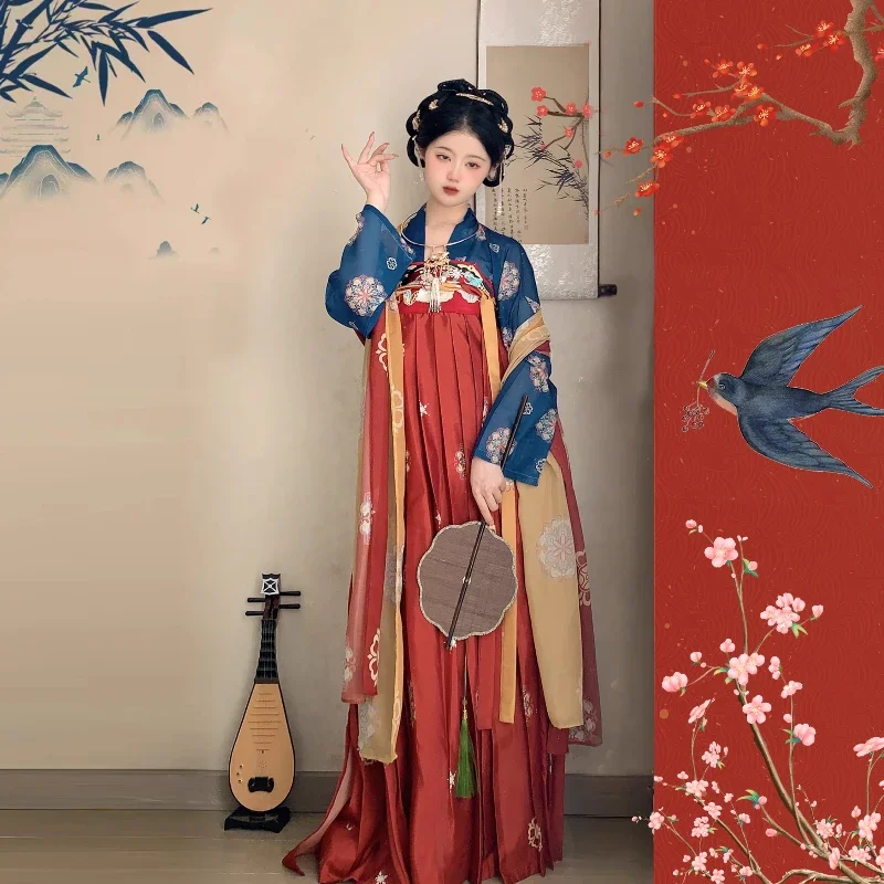 

New Arrival Woman Traditional Hanfu Lady Tang Suit Chinese Ancient Vestidos Priness Dress Fairy Cosplay Costume