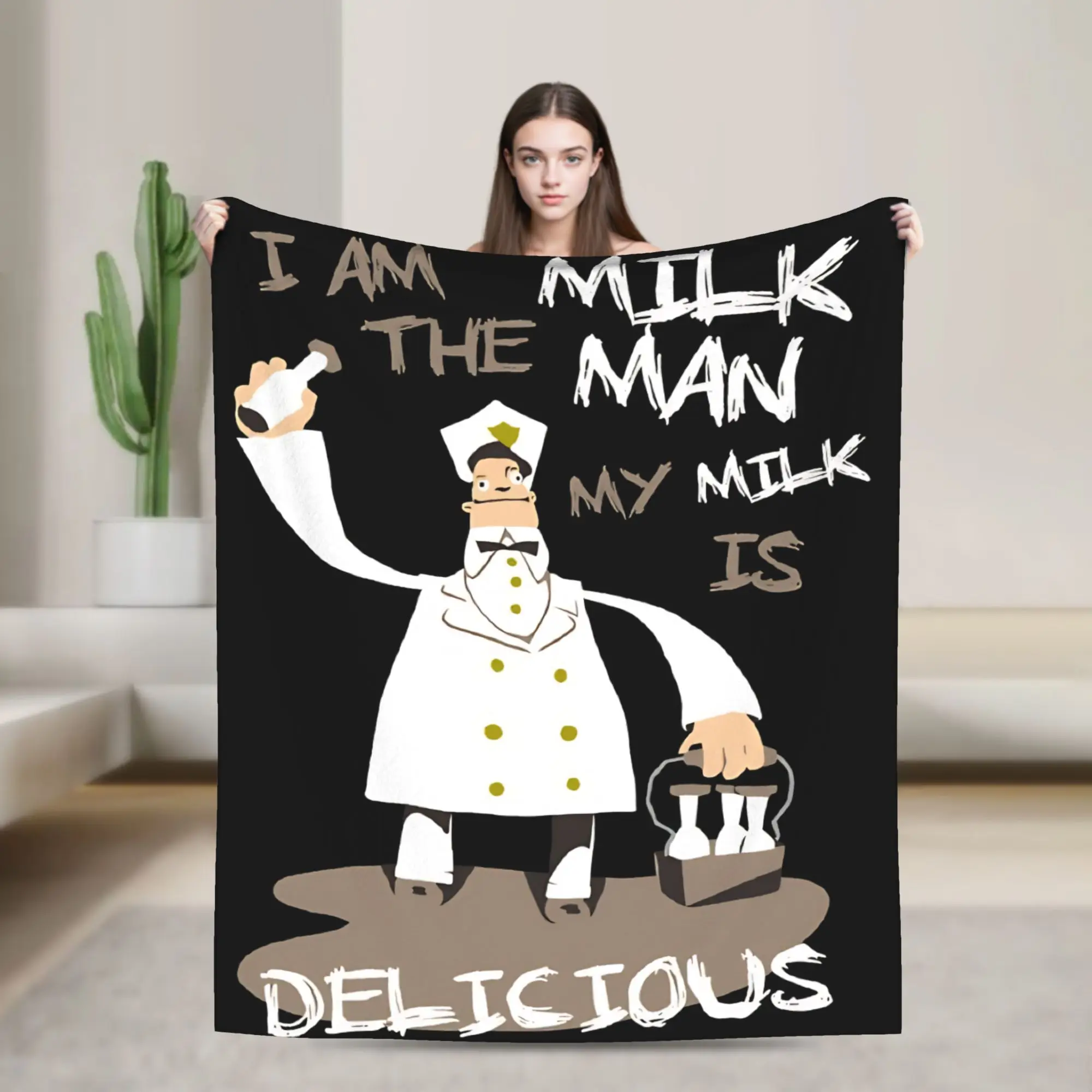 I am the milkman my milk is delicious Psychonauts Blanket Super Soft Warm  Throw Blankets for Bed