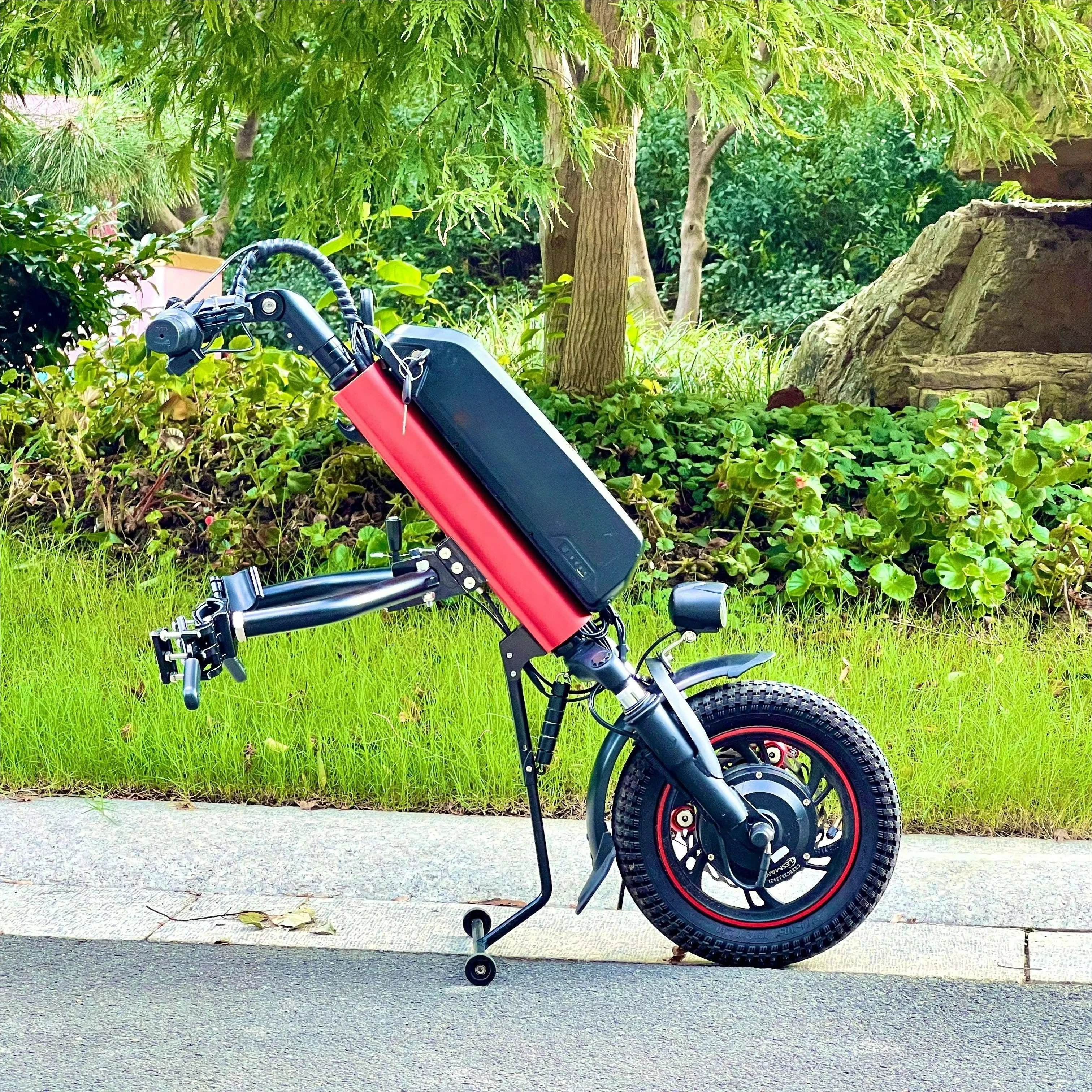 New Design Manual Wheelchair Attachment 36V 500W Power Add on Wheelchair Handbike for Disabled