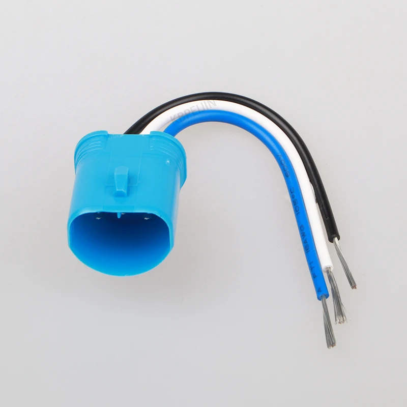 2Pcs 9004 HB1 9007 HB5 Male Socket Bulb Adapter Plastic 3Pins For Car Light Plug Connector Accessories