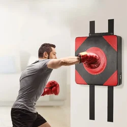 Jakość Taekwondo Skórzane podkładki skupiające na ścianę Muay Thai Foot Target Training Worki z piaskiem Regulowana wysokość Kicking Fighting Boxing Mat