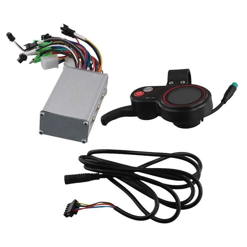 TF100 5PIN LCD Dashboard + 36V/48V 350W Controller Kit Electric Bike Scooter Replacement Parts