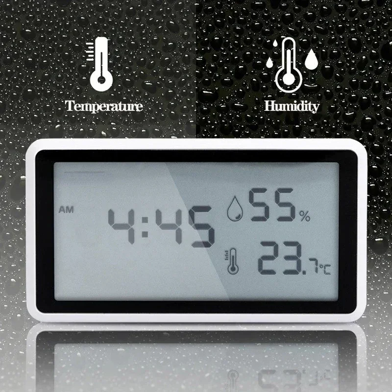 Xiaomi Electronic Thermometer Hygrometer Weather Station for Home Indoor High Precision with Table Clock Temperature Controller