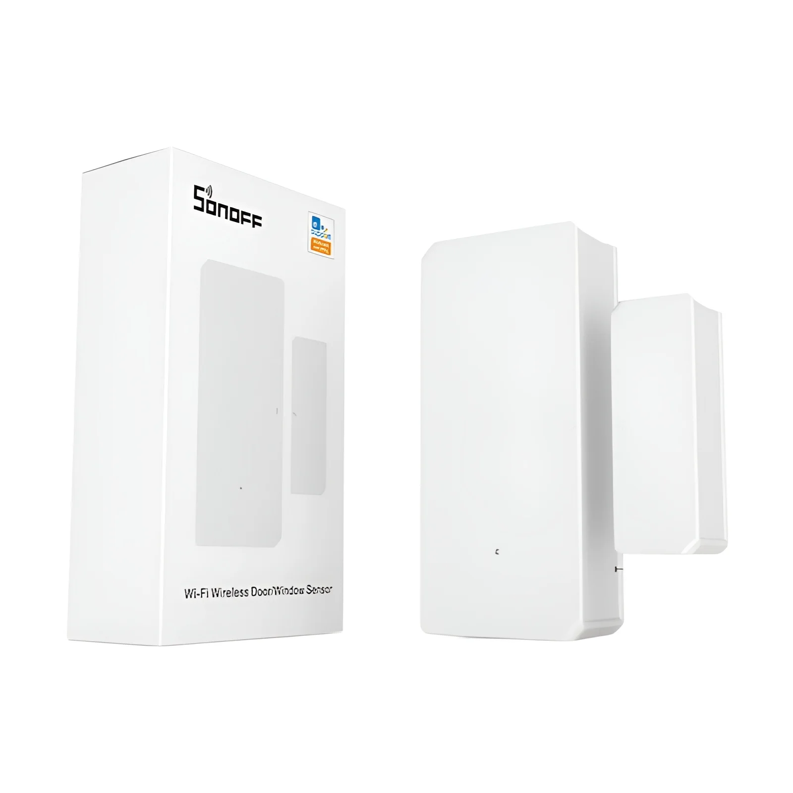 1/2/3/5/10 PCS Sensor de Porta Inteligente Itead SONOFF DW2, Detector de Janela com Notificações pelo App E-WeLink, Segurança para Casa Inteligente