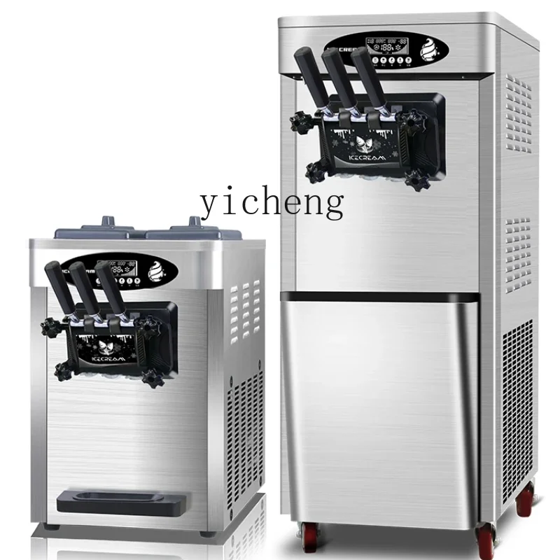 

ZK Ice Cream Machine Commercial Desktop Vertical Small Ice Cream Machine Full-Automatic Ice-Cream Cone Machine