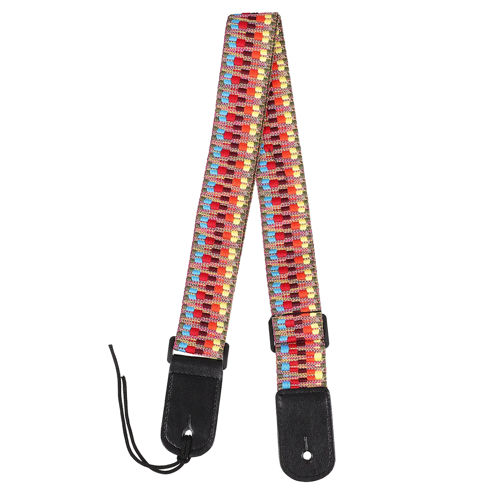 Guitar Strap Adjustable Ukulele Neck Belt Shoulder Messenger Sling Polyester Instrument Accessories