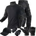 Conjunto de 5 piezas de camuflaje negro