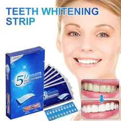 7 PAIRS 5D Gel Teeth Whitening Strips White Double Elastic Tooth Dental Kit Oral Hygiene Care Strip For False Veneers Dentist