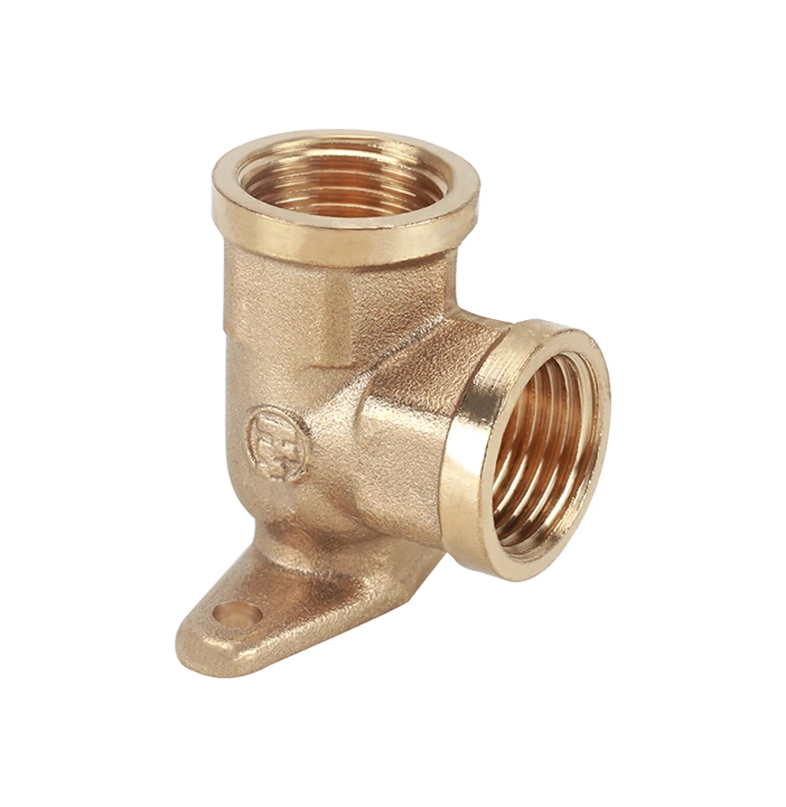 Outside Tap Wall Plate Elbow 90° Bend 20mm Compression 1/2