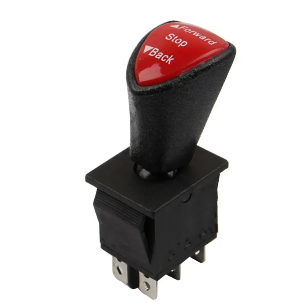 1PC Forward-Stop-Back DPDT 6Pin Latching Slide Rocker Switch AC 250V 16A AC 125V 20A Black KCD4-604-6P 31x25mm Remote