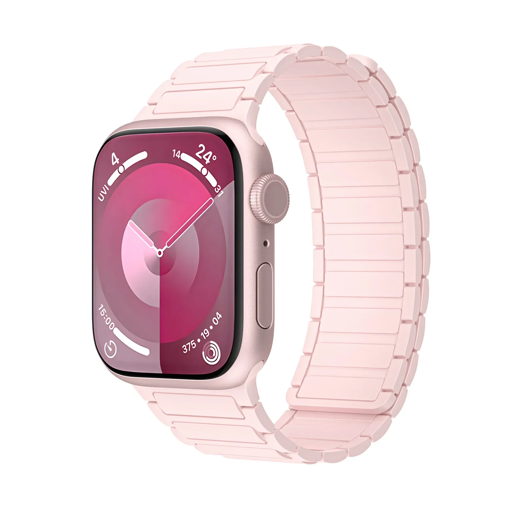 Magnetic Silicone Sports Band for Apple Watch Ultra 2 49mm 10 46mm 42mm Comfortable Replaceable Wristband iWatch 9 8 7 6 5 4 SE