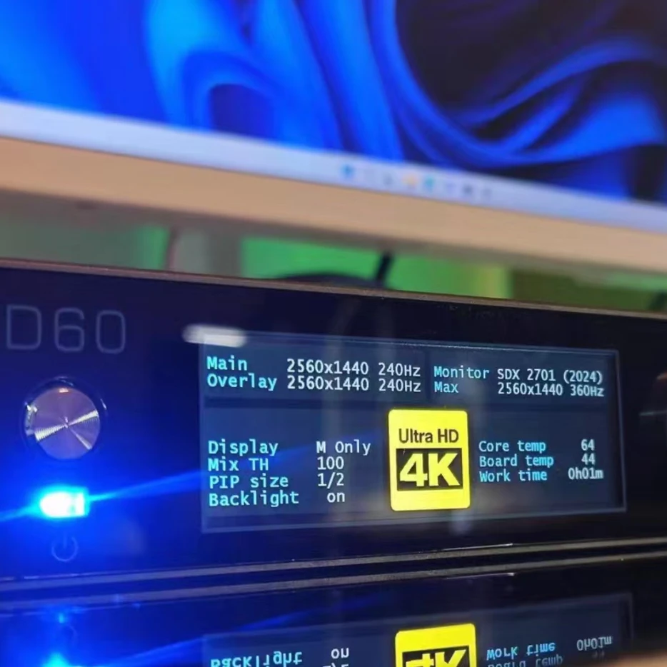 4K Fuser D60 DMA Fuser Video Processor with Adaptive Overlay, Compatible with 1K360/2K240/3K185/4K120
