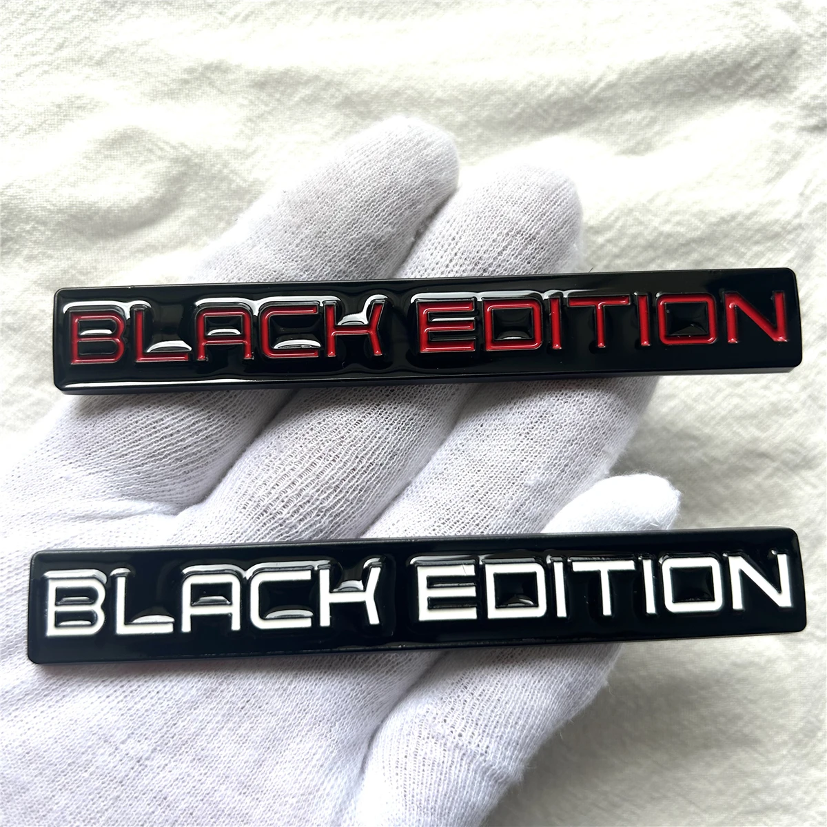 Metal Black Edition 3D Car Body Badge Limited Edition Sticker Trunk Fender Emblem Decal Accessorie For Car Motorcycle Bike