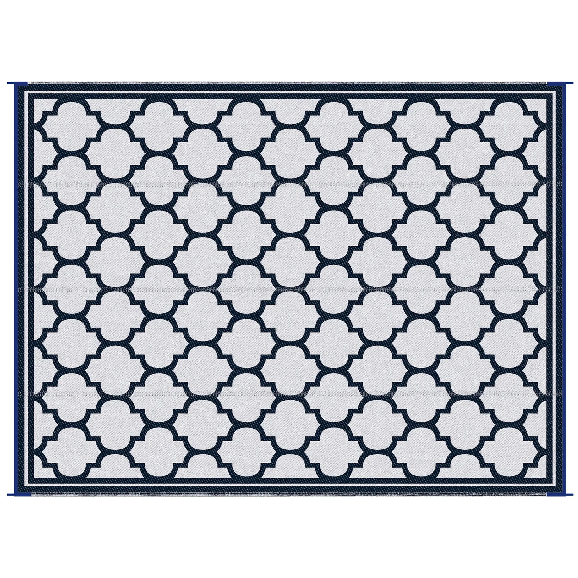 Reversible Outdoor Rug, 9' x 12' Waterproof Plastic Straw Floor Mat, Portable RV Camping Carpet, Large Floor Mat for Backyard,