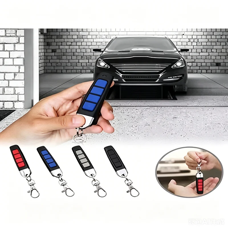 433MHz Rolling Code Remote Cloner for Garage & Gate - Self-Learning Duplicator Key Fob