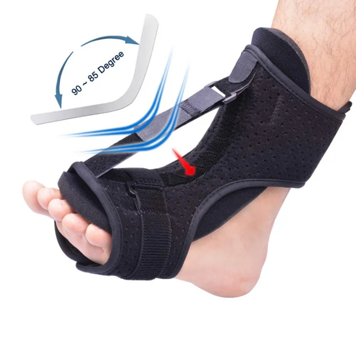 Factory Custom Logo Plantar Fasciitis Night Splint Drop Foot Orthotic Brace Achilles Tendonitis Ankle Support