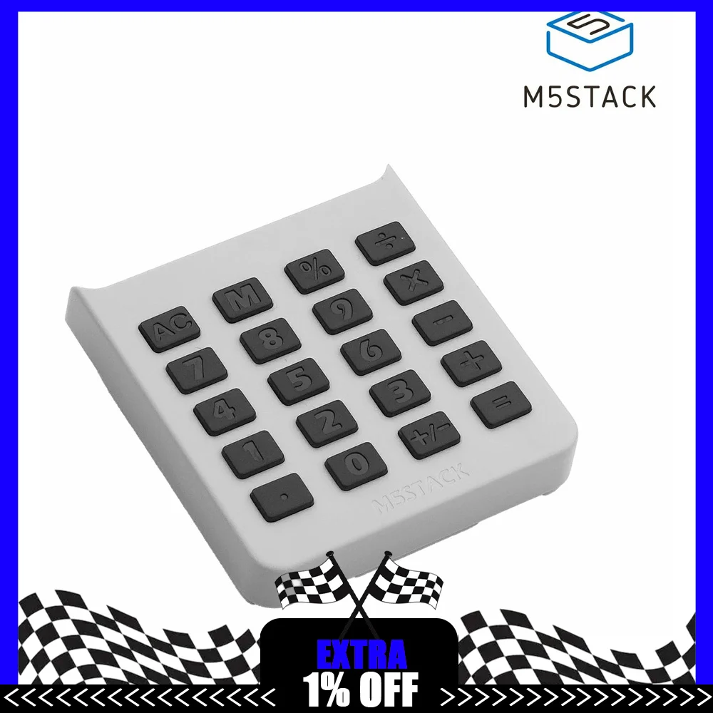 M5Stack Faces Calculator Panel V3.0 I2C 20-Key Keypad Input Expansion Module for Faces Bottom DIY Development