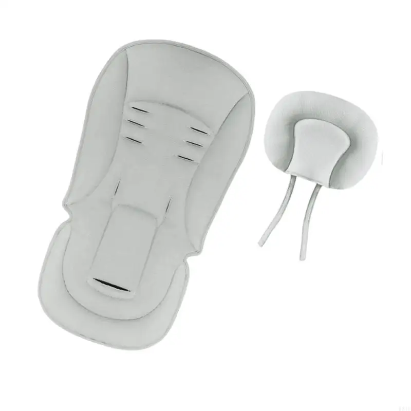 581F 1 مجموعة وسادة عربات الأطفال العالمية مع وسادة لعربات الأطفال وسادة قطن ناعمة مع تصميم نونسليب والتهوية #5