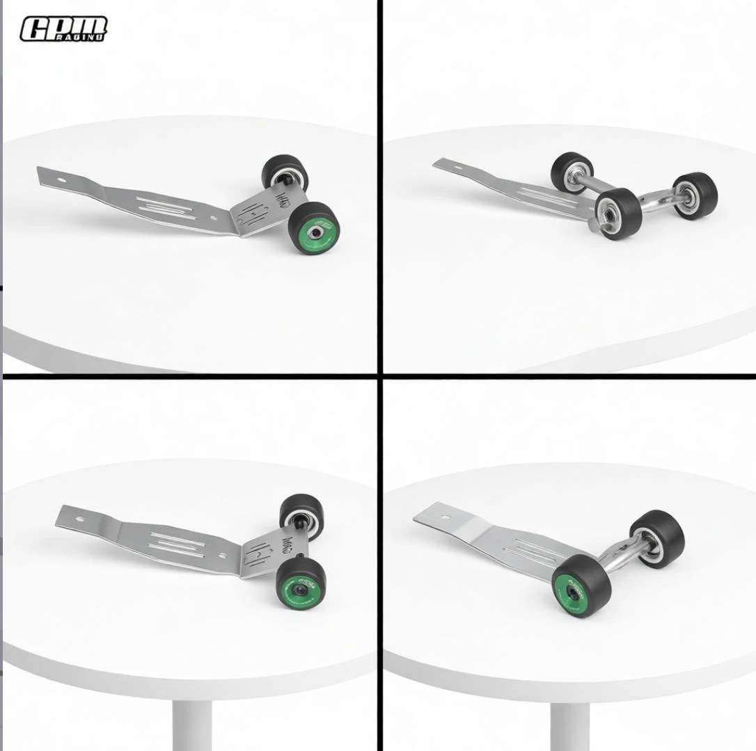 GPM Stainless Steel Wheelie Bar Ball Bearings for TRAXXAS Mini Dead Mouse Mini Rally VXL Ford RC Cars (Adult)  drift car