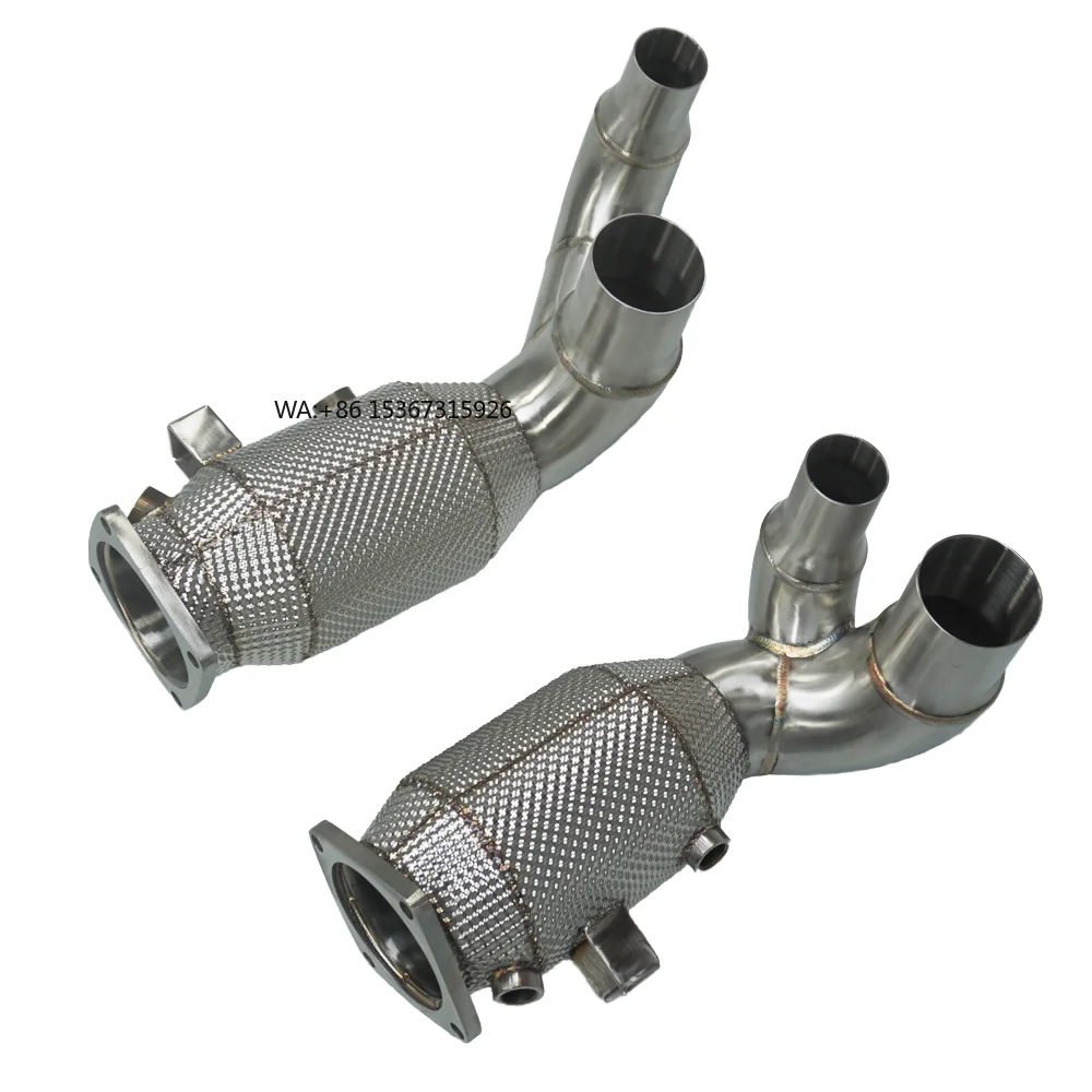 

New Catalytic Converter Exhaust Downpipe with Heat Shield Designed