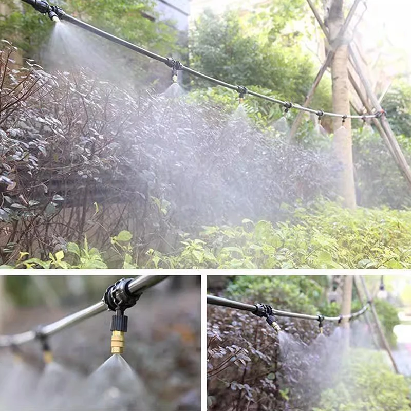 1Pc Household Adjustable Atomizing Nozzle Plant Spraying Spray Dust Reduction Gardening Nozzle Automatic Watering System