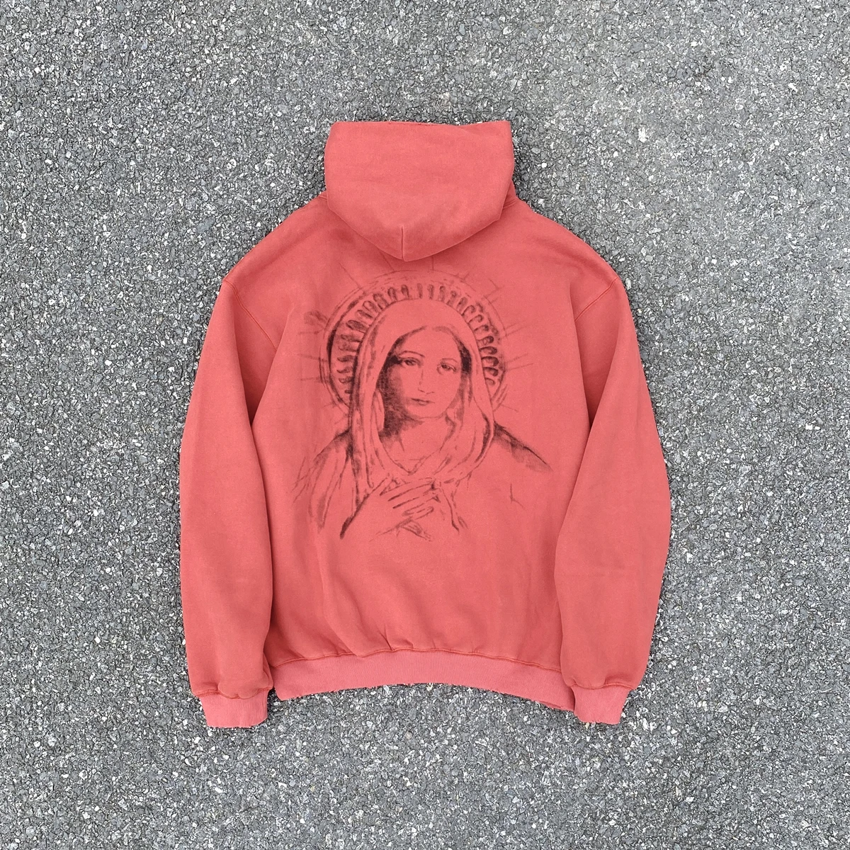 Yao Mode Saint of Michael Luxus Vintage Streetwear Pullover Sweatshirt Y2K Männer Tops Overs ize Casual Retro Hoodies für Männer