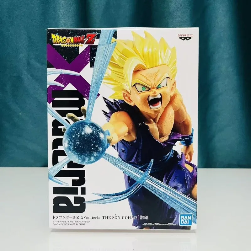 Bandai-Dragon Ball Z Anime Action Figure, Son Gohan, Super Saisuperb 2, Nirvana, Kamepai Qigong, Modèle PVC, Collections Jouets Cadeau, En Stock