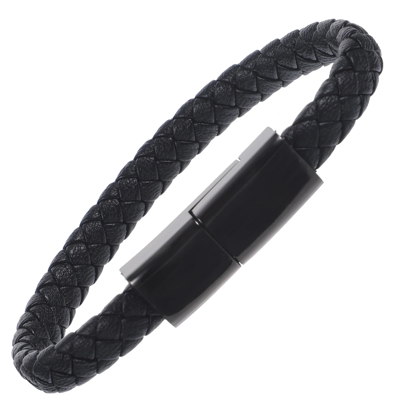 

20Cm Zinc Alloy Fast Charging Type-C Bracelet Data Cable Detachable Bangle Charging Cable Wearable Wristband Keychain