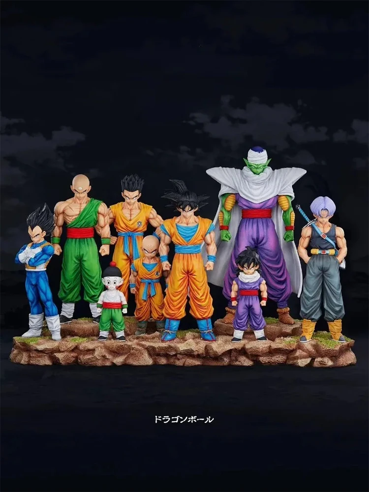 28 cm Anime Dragon Ball Kinder Krillin Sohn Gohan Trunks PVC Action-figuren Modell Sammlung Desktop Dekoration Spielzeug Kinder Geschenke