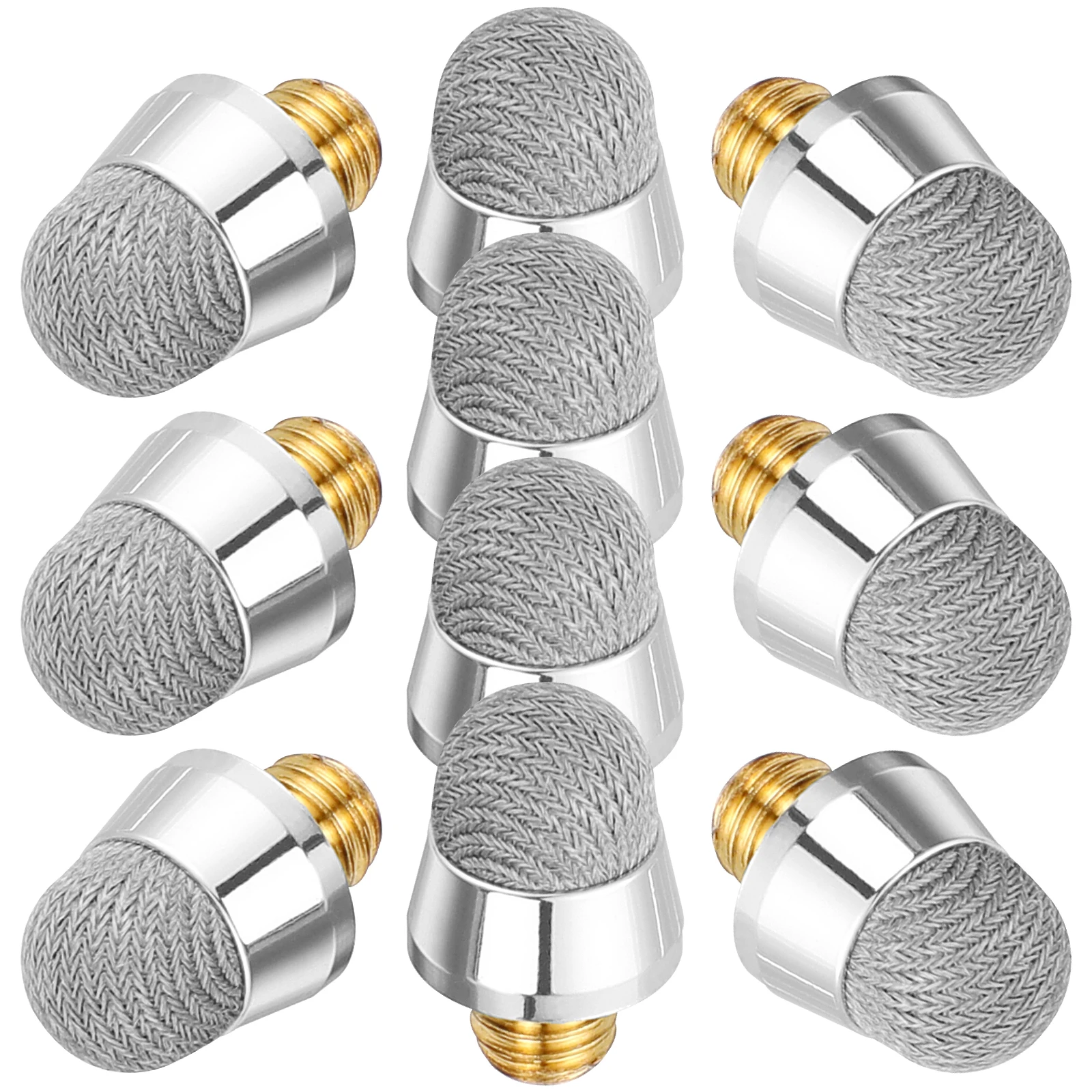 

10Pcs Electroplated Capacitive Stylus Pen Replacement Tips High Precision M5 Thread 6.4mm for Smartphone Tablet Screen