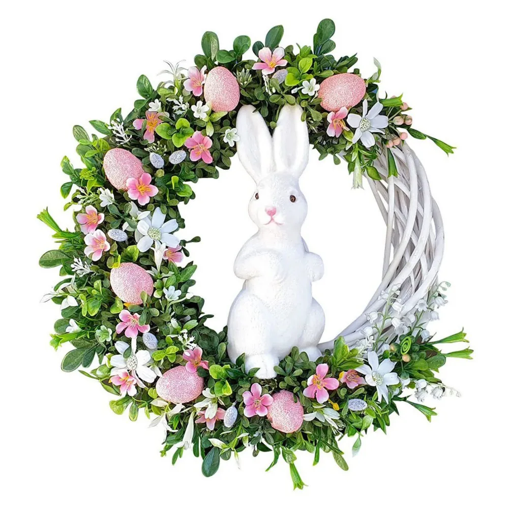 

Easter Garland Easter Festival Hanging Decoration Easter Bunny Garland Home Decoration Garland Cute Bunny Garland