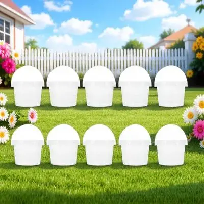 

10 Pcs Clear PP Material Storage Buckets Lightweight Portable Food Grade Sealed Lids Kitchen Containers Plastic Bucket