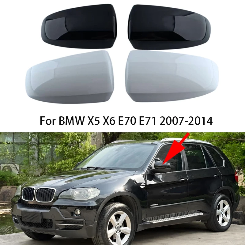 

Car Accessories For BMW X5 X6 E70 E71 2007-2014 Rearview Mirror Cover Reverse Mirror Shell Case Shell Housing