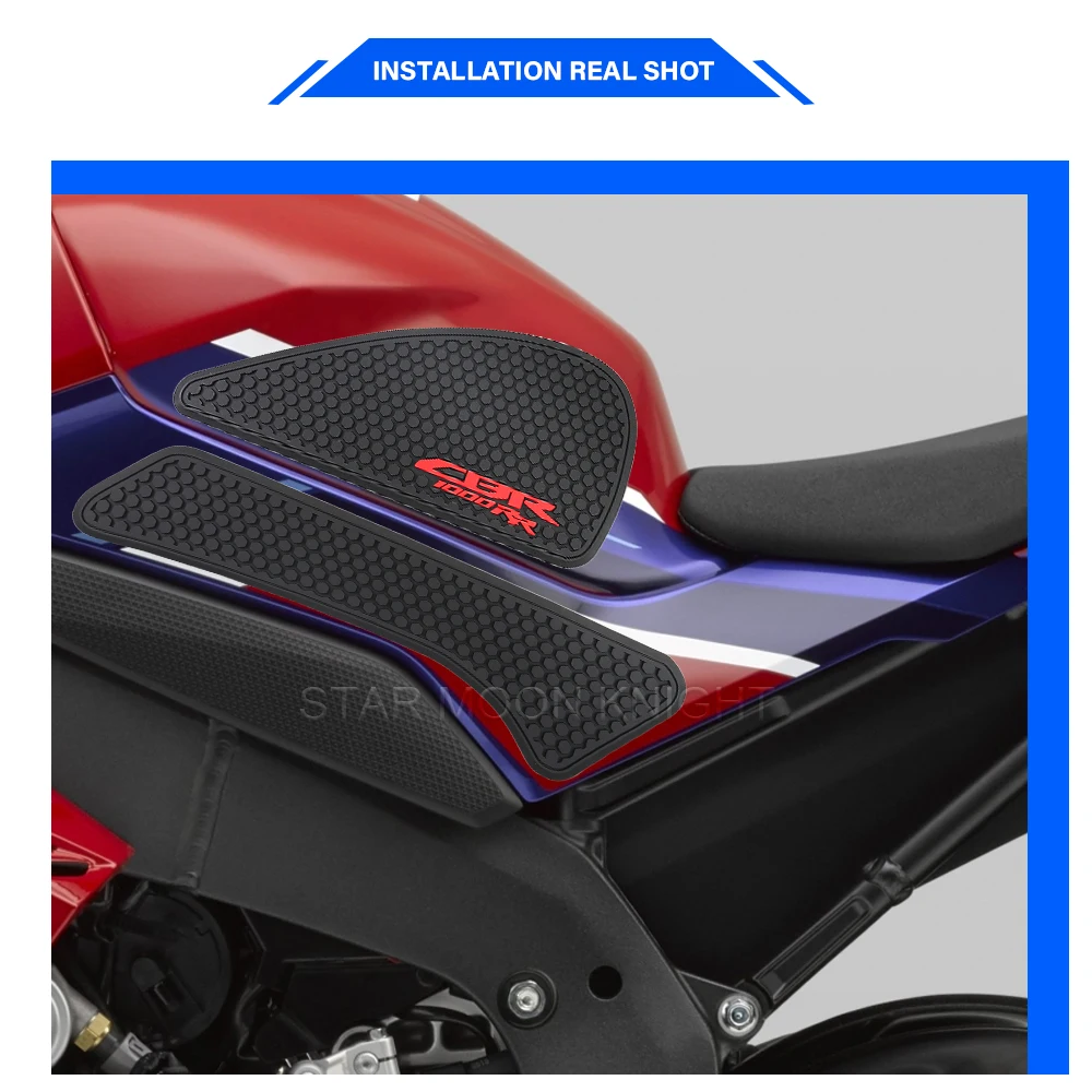 Decal Knee Pad Traction Pad Fuel Tank Pad FOR CBR1000RR-R Fireblade/CBR1000RR R SP 2020 - Motorcycle Rubber Fuel Tank Sticke