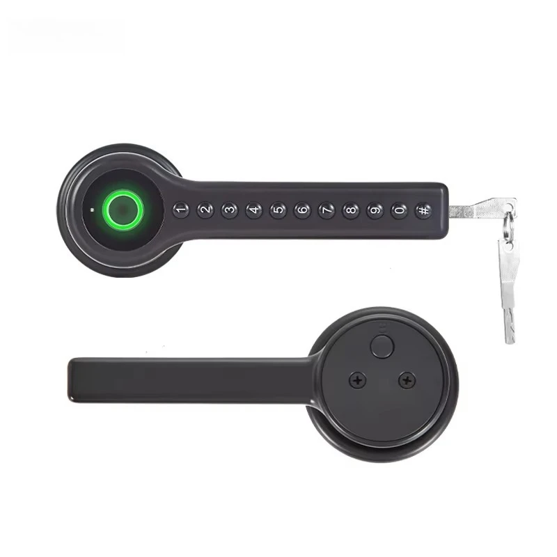 Easy Install Intelligente Fingerprint Digital Smart Lock for Front Door Tuya Ttlock Password Door Lock Physical Button