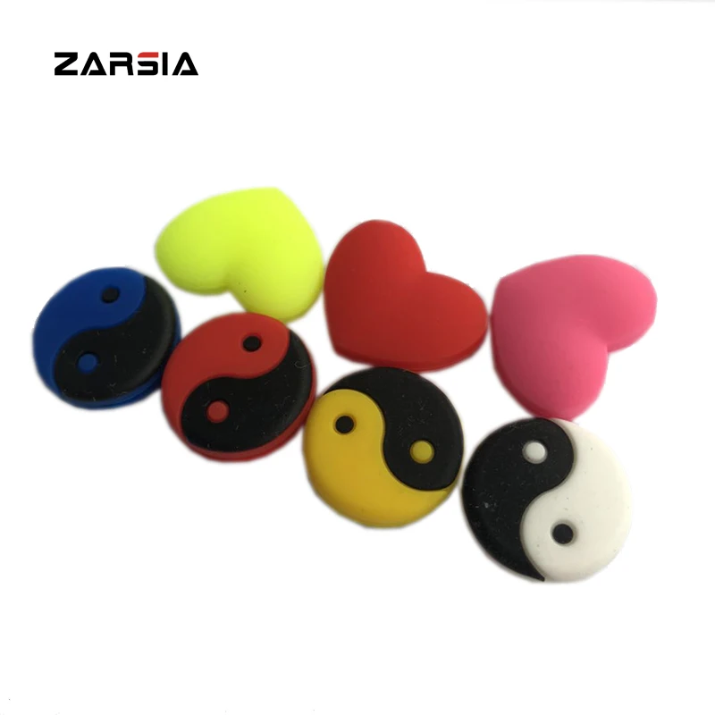 100 pcs Various Tennis racket shock absorber tennis squash racqet vibration dampeners Reduce Tenis Racquet Vibration Dampeners