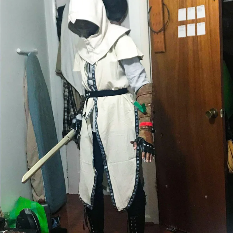 Męska średniowieczna tunika bez rękawów szata z nadrukiem Larp Viking kostium Tarbard wojownik koszula Cosplay celtycka długa saksofonowa bluzka