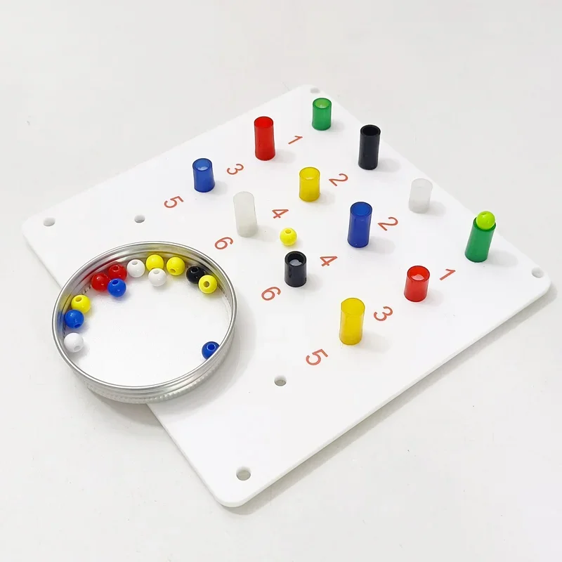 2026 NEW Laparoscopic Simulation Training Examination Bead Module Color Printing Digital High And Low Column Teaching Tool For D