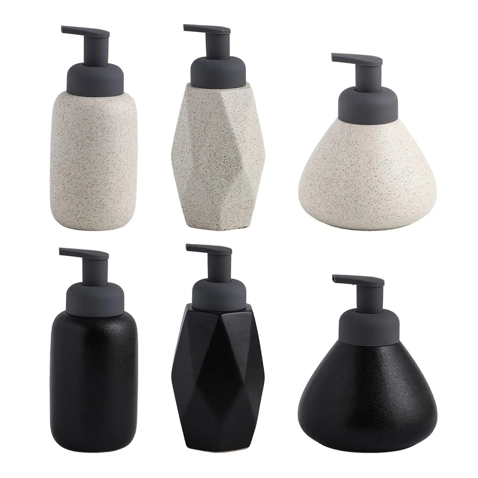 Refillable Soap Dispenser Ceramic for Bathroom Dishwashing Soap Hand Soap