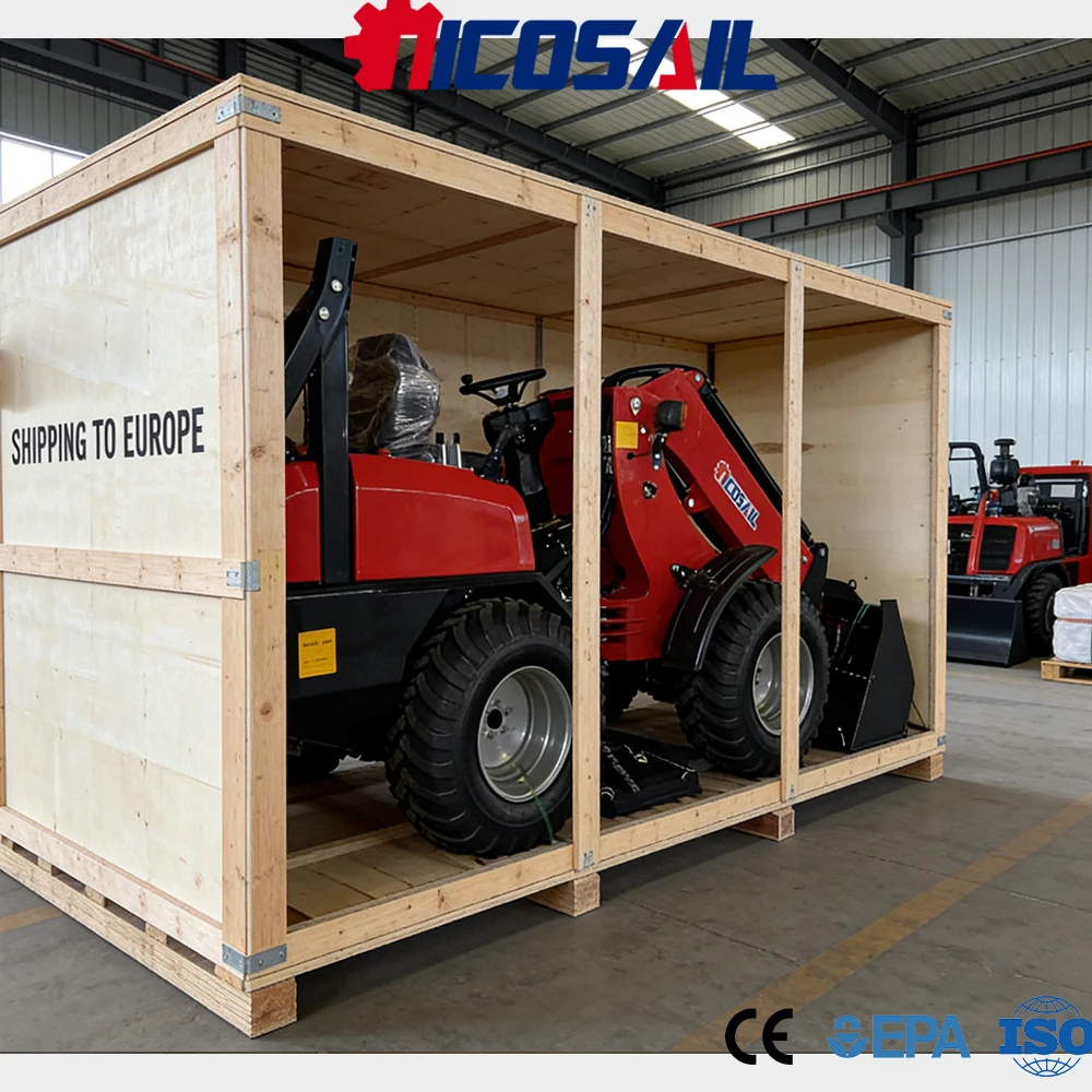 

Compact Telescopic Loader CE Approved Euro 5 Stable Performance Heavy Duty High Lift for Garden Construction Jobs