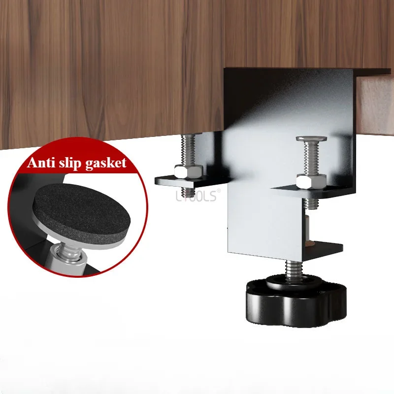 Cabinet Door Mounting Auxiliary Clip Woodworking Integrated Cabinet Face Panel Install Jig Steel Cupboard Frame Mounting Bracket