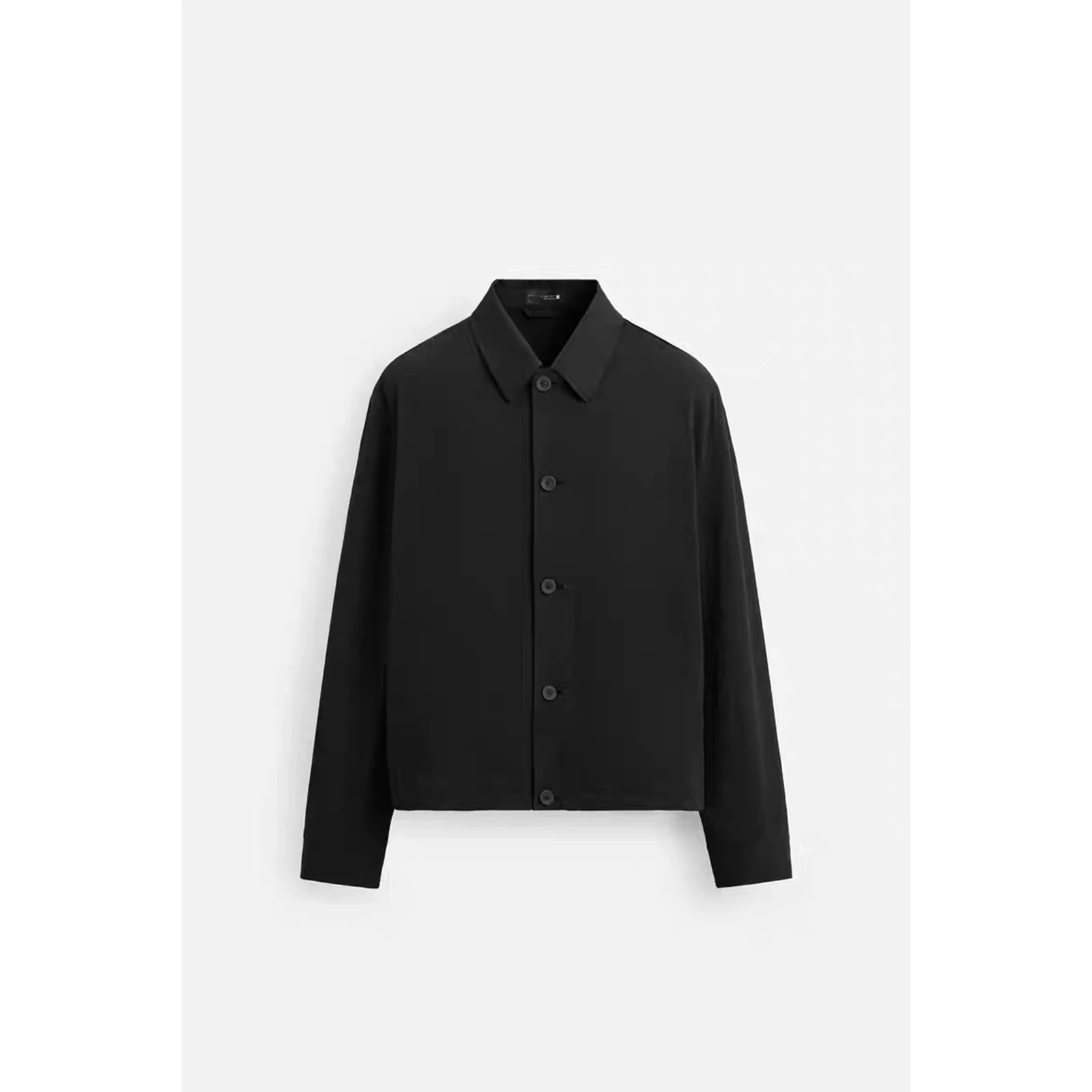 

Мужская демисезонная тонкая куртка-бомбер из полиэстера, однотонная, повседневная, новинка осени