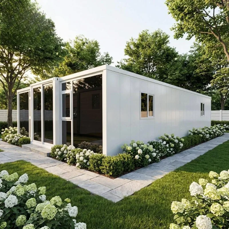 Granny Flat Container House Expandable Folding Prefabricated Container House Windproof Safety Container House Garden Room Home