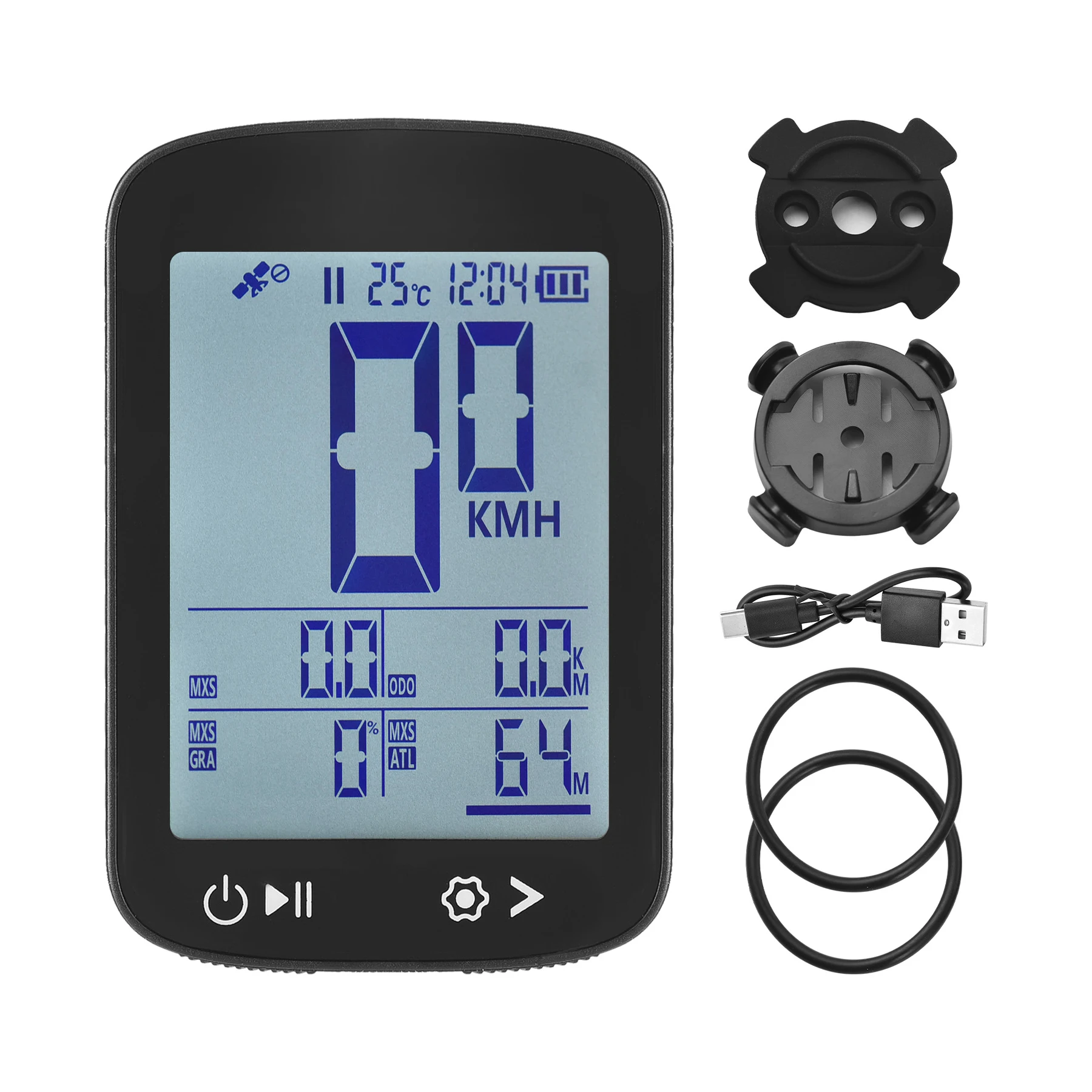 AliExpress NONE GPS Bike Computer Wireless Bike Speedometer High Clear Display 5 Star Positioning GPS