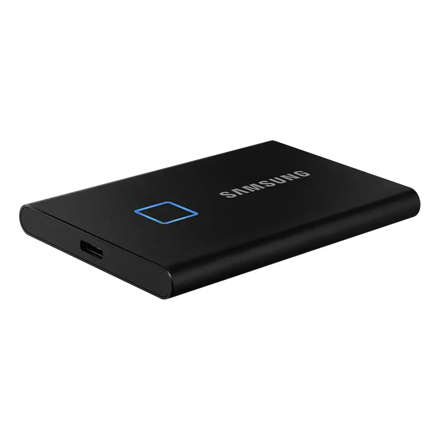 SAMSUNG Portable SSD T7 Touch USB 3.2 1TB 2TB Type-C External Solid State Drive Fingerprint Security External SSD for PC Laptop