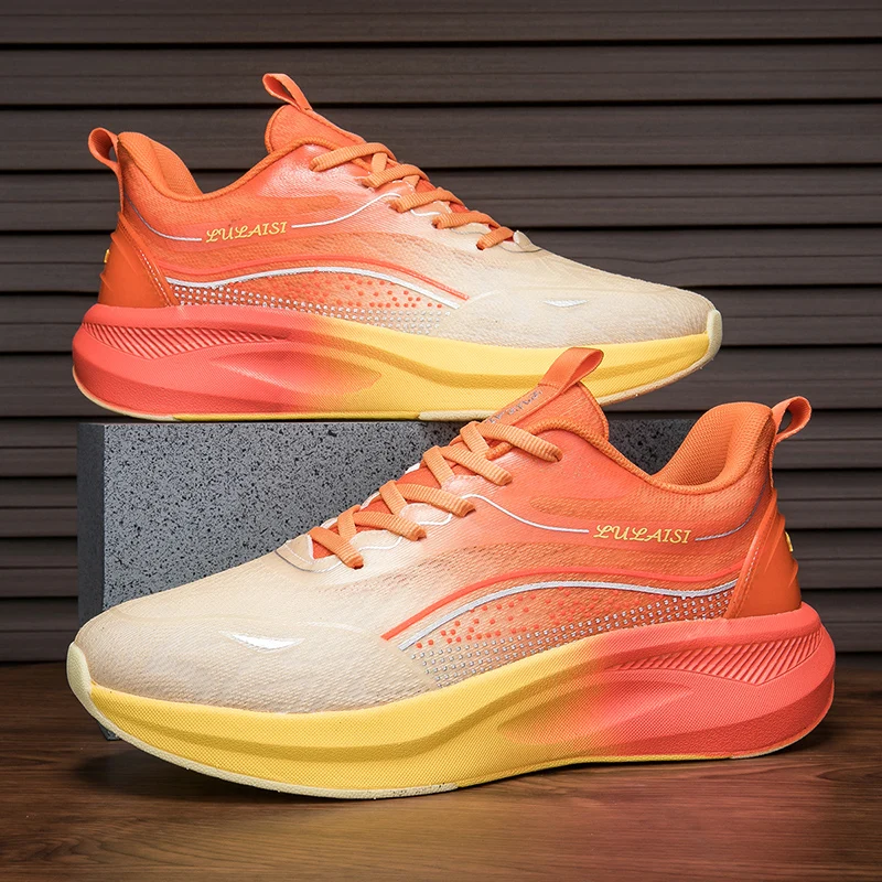 

Professional Running Shoes Men Casual Breathable Lightweight Sneakers Male Training Shoes Non-Slip Track Tennis Walking