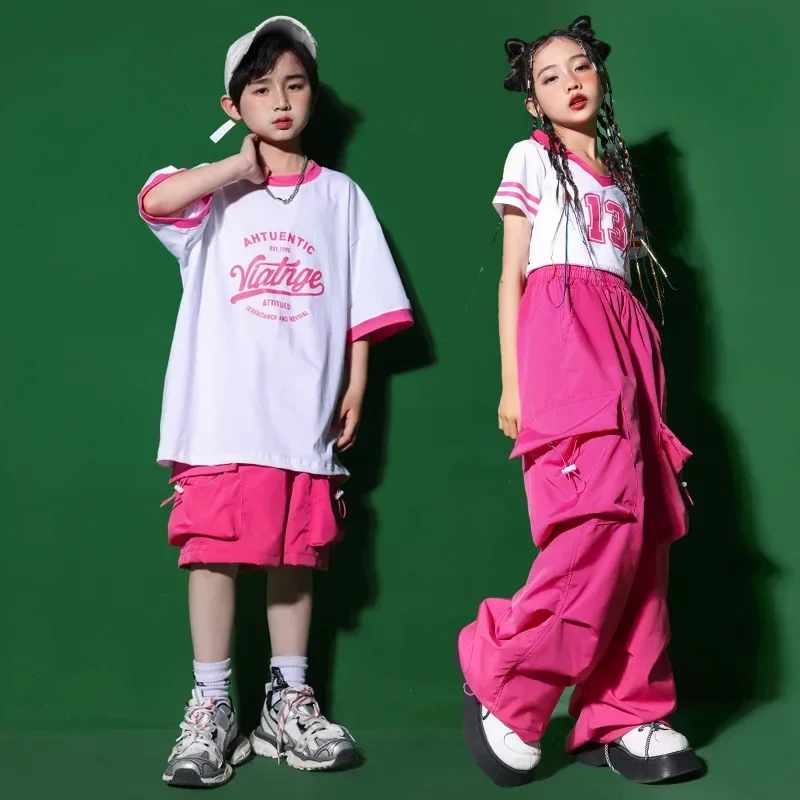 Girls' Jazz Dance Costume Handsome Japanese Street Dance Performance Costume Set Children's Hiphop Show Stage Trend