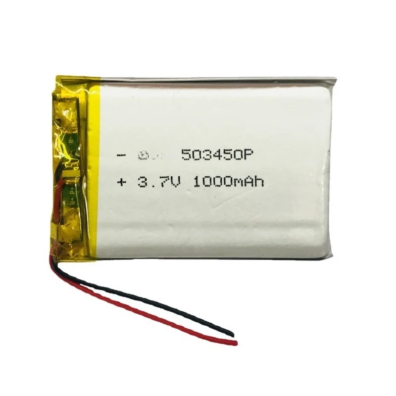 503450 3.7V 1000mAh Batteria ricaricabile ai polimeri di litio per Walkie Talkie PS4 Bateria Power GPS elettrico Smart Phone MP5