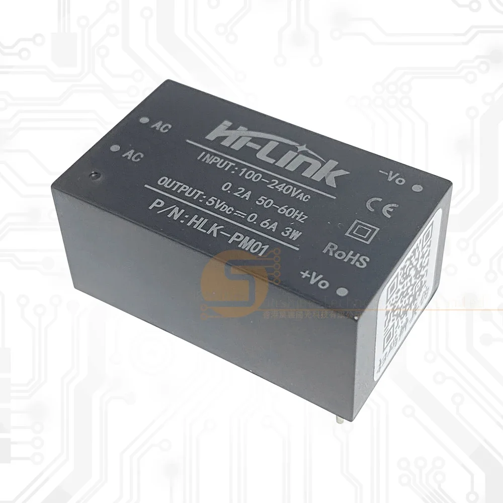 HLK-PM01 HLK-PM03 HLK-PM12 AC-DC 220V to 5V/3.3V/12V Mini Power Supply Module,Intelligent Household Switch Power Supply Module